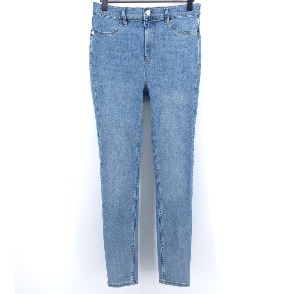 Free People Womens Skinny Jeans W 29R Blue High Rise‎ Stretch Denim Slim Fit